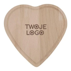 Deska do krojenia WOODEN HEART do naniesienia logo