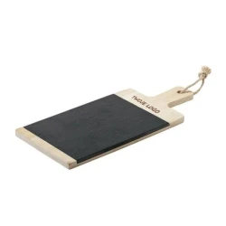 Deska do krojenia wykonana z łupka i bambusa z nadrukiem na zamówienie