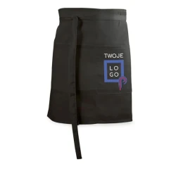 ROSEMARY. Fartuch barowy, bawełna i poliester (150 g/m²) z nadrukiem logo
