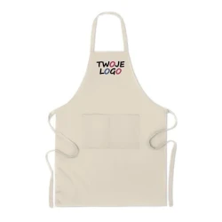 Fartuch z bawełny 200 gr/m² RAIPUR z nadrukiem logo