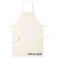 Fartuch kuchenny z bawełny organicznej z logo firmy
