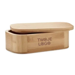 Bambusowy pojemnik 1000ml LADEN LARGE do drukowania logo