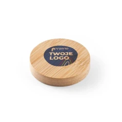 AMCHUR. Bambusowa podkładka z otwieraczem do butelek z nadrukiem na zamówienie