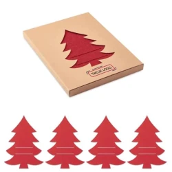 Uchwyty na sztućce, filc RPET TREESGUARD do drukowania logo