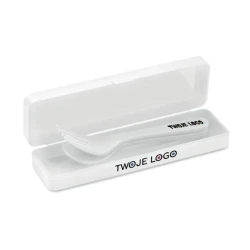 Zestaw sztućców z PP RIGATA z nadrukiem logo