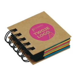 Zestaw karteczek memo Aveiro z logo firmy