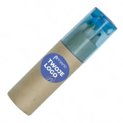 Kredki drewniane 6 kolorów BECKY z naniesieniem logo