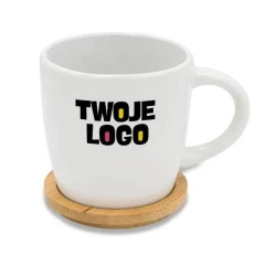 Kubek ceramiczny Arona 320 ml z logo