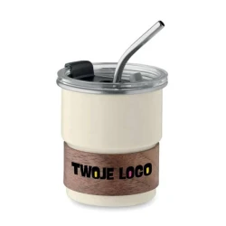 Kubek z pojedynczą ścianką 260 MATE z nadrukiem logo