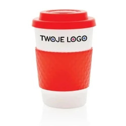 Kubek podróżny 270 ml z nadrukiem logo