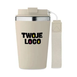Kubek dwuścienny 350 ml TOPAZ z nadrukiem logo