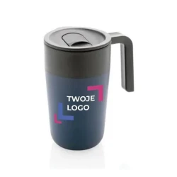 Kubek termiczny 480 ml, PP z recyklingu z logo firmy