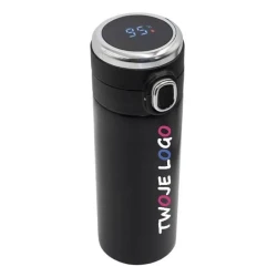 Kubek próżniowy z termometrem Bounce 420ml z naniesieniem logo