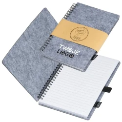Notatnik A5 w linie z logo firmy