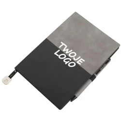 Notes A5 w kropki i długopis REPORTER Pierre Cardin z nadrukiem na zamówienie