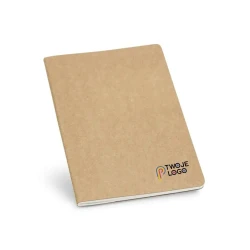 KOSTOVA. Notatnik A5 z kartkami w linie z nadrukiem logo