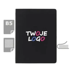 Zeszyt MOLESKINE Cahier Journal ok. B5 w kratkę z logo