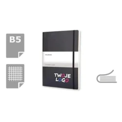 MOLESKINE Notatnik B5 w kratkę z nadrukiem na zamówienie