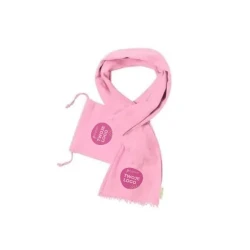 Szalik z bawełny organicznej do drukowania logo