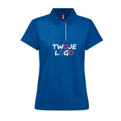 THC DYNAMIC WOMEN. Techniczna koszulka polo dla kobiet z nadrukiem na zamówienie
