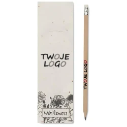 Ołówek w etui z nasionami PENSEED do naniesienia logo