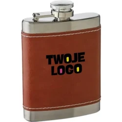 Piersiówka 100 ml z logo firmy