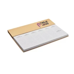 Tygodniowy planer biurkowy MEMWEEK z logo firmy