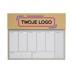 Planner biurkowy Melle z naniesieniem logo