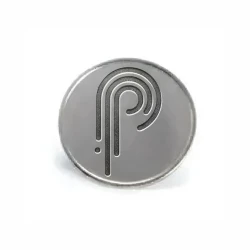 Metalowa przypinka pod personalizację 2,2 cm do nałożenia logo