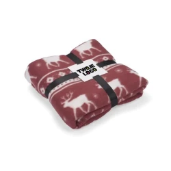 Koc polarowy RENO z logo firmy