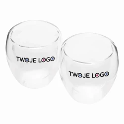 Zestaw 2 szklanek DRINK LINE S do naniesienia logo