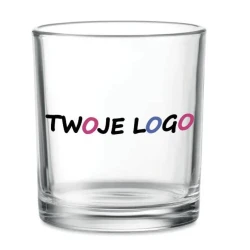 Krótka szklanka 300ml PONGO z nadrukiem logo