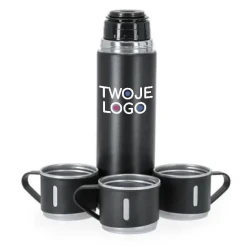 Termos 420 ml i 3 kubki 140 ml do naniesienia logo