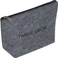 Kosmetyczka z filcu RPET CREMONA z naniesieniem logo