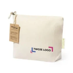 Kosmetyczka z bawełny organicznej do nałożenia logo
