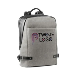 DIVERGENT BACKPACK II. Plecak na laptopa do 15.6'' z tkaniny i PU do naniesienia logo