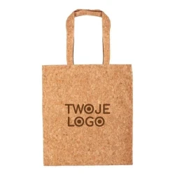 Korkowa torba na zakupy Almada z logo firmy