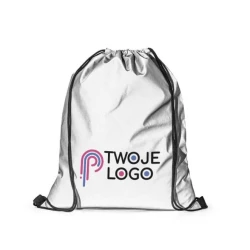 SYROS. Poliestrowa torba odblaskowa (200 g/m²) z nadrukiem na zamówienie